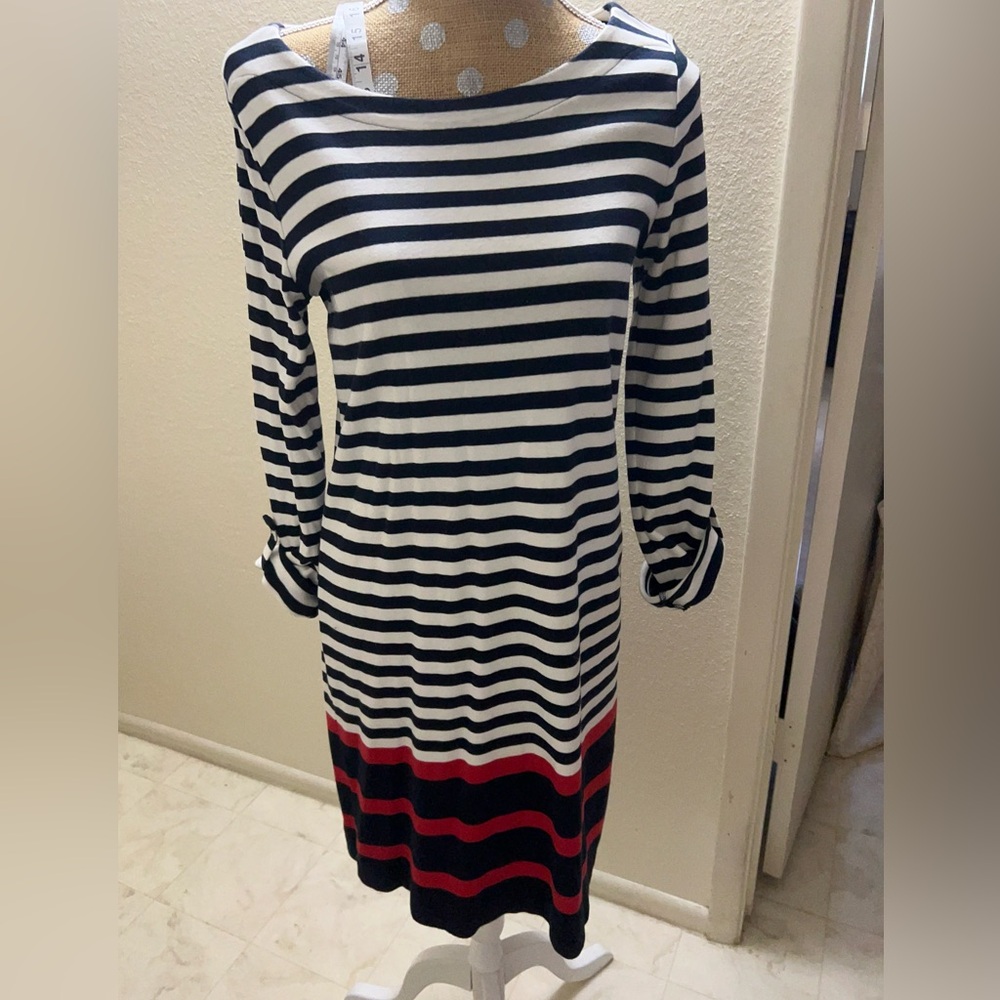 Ladies size LJones NY Red White & Blue dress.